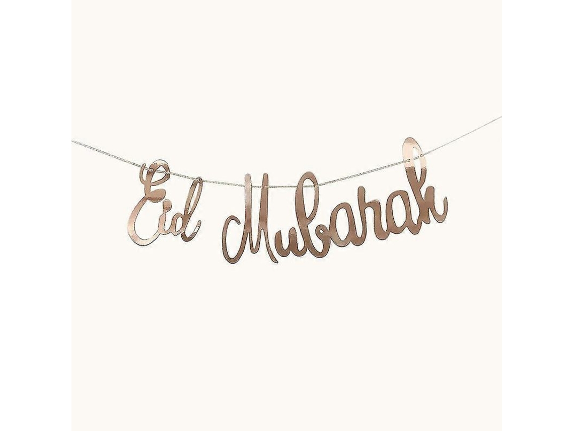 Banner De Decoração De Festa Islâmica Eid Hajj Mubarak Com Guirlandas Para Ramadan S2024123017140 Color07