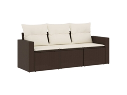 Garden Sofa Set, Garden Sofa Sets Vidaxl Marrom Rattan / Vime (n/a)