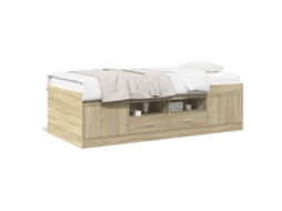 Daybed, Daybeds Vidaxl Marrom Madeira Processada (90 X 200 Cm)