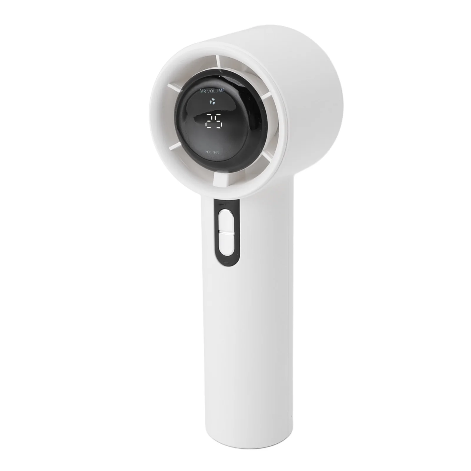 Ventilador de Turbina Portátil MDUG com carregamento Usb, visor digital e 100 velocidades ajustáveis