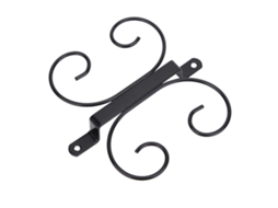 Suporte de copo de vinho invertido de ferro preto S/MARCA