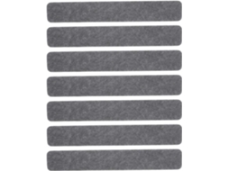 Conjunto Alasum de 8 tiras autoadesivas de feltro para decoração de parede de sala de estar e mesa, com material Tachinhas.