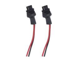 Laxiscreed Jogo De Conector De Cobre Com Dois Cabos Para Focos E Luzes De Nevoeiro 12v-24v