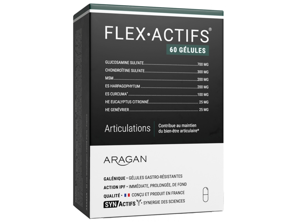 Bragansynactives Flexactifs 60 Cápsulas ARAGAN