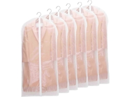 Capa Para Roupa Comprida, 6 Compartimentos Para Roupas, 60x140cm