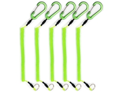 Corda de Controle AQUAFORGE para Peixes com Mosquetão, 1,5 M, 10 Unidades