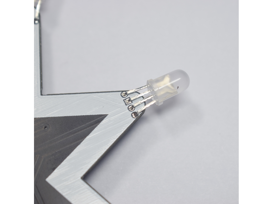 Laxescreed Kit Diy De Luzes Led Estrela Octogonal Com Música Para Natal