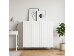 Vidaxl Buffet Branco 89 X 34,5 X 82 Cm Derivados De Madeira
