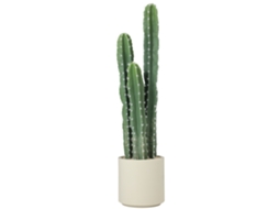 Cacto Com Artificial Verde 95 Cm Vaso Real Destinado A Casa E Escritório