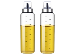 Conjunto de 2 Garrafas Dispensadoras de 500Ml em Vidro para Azeite e Vinagre NEVEANCE