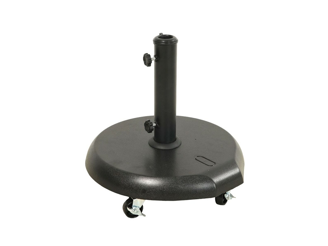 Base para Guarda-Sol Preto Com rodas BIGBUY GARDEN