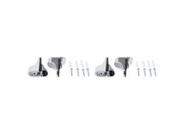 Suporte De Vidro Ajustável De 4 Peças Com Encaixe Para Prateleira, Resistente E Com Ótima Fixação.