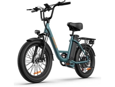 Bicicleta Elétrica Urlife 500W 45km/h 48V/13Ah 20x3.0 Pneus Grossos 100km Verde