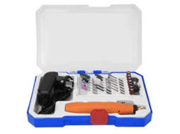 Kit De Ferramentas De Polimento E Corte De Jó Com Esmeril Elétrico Mini 12v Vante