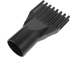 Acessório de modelagem de precisão em ABS resistente ao calor, preto, para secadores de cabelo.