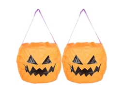 2 Unidades De Saco De Doces De Abóbora Para Decorações De Halloween Allinless