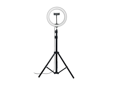 Ring Light 26cm Led Adaptador Telemóvel E Tripé Extensível Onlike 10