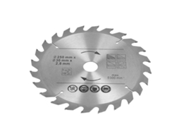 Laxiscreed Serra Circular De 250mm Com Dentes De Carbeto Para Madeira Até 5500rpm