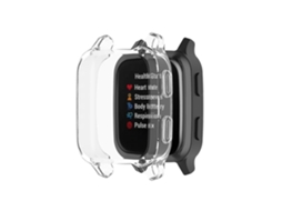 Lurelia Capa, Compatível Com Garmin Venu Sq Watch Transparente Branco, Acabamento Moderno