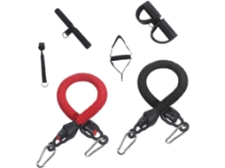 Conjunto De Corda Tração Multifuncional Bestonzon Com 4 Faixas Resistência, Tensão Pedal Para Exercícios Ioga
