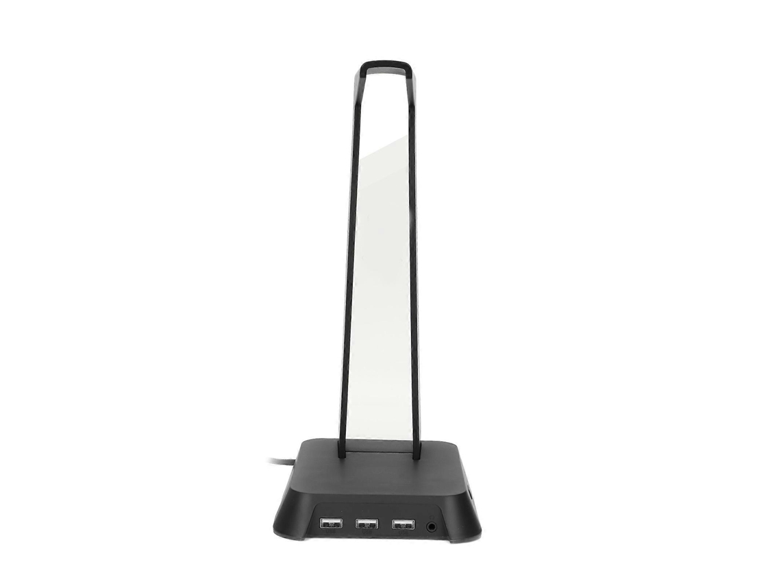 Suporte Para Fone De Ouvido Rgb, Removível, Brilhante E Atraente, Com 3 Portas Usb 2.0, Preto. Ly Ebike