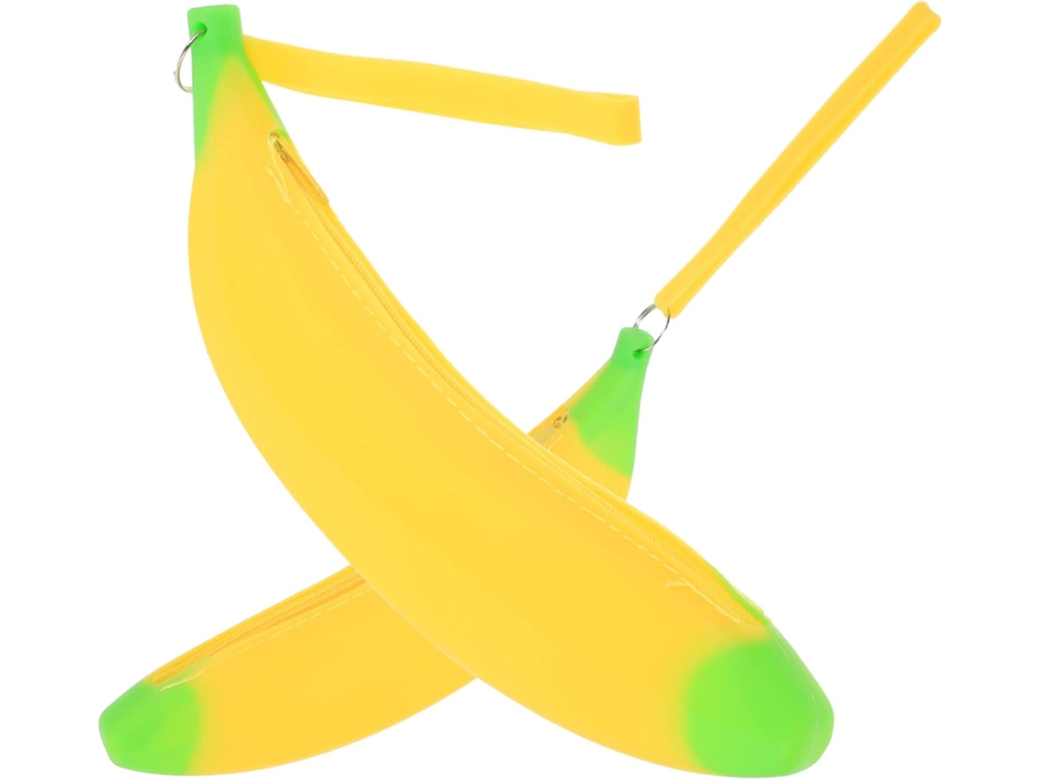 De Banana Conjunto 2 Peças Estojo Silicone