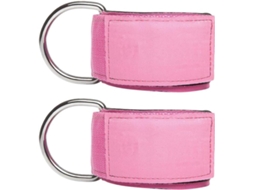 Supvox 2 Unidades De Tornozeleiras Ajustáveis Rosa Para Fitness, Com Acolchoamento Macio, Máquinas Cabo