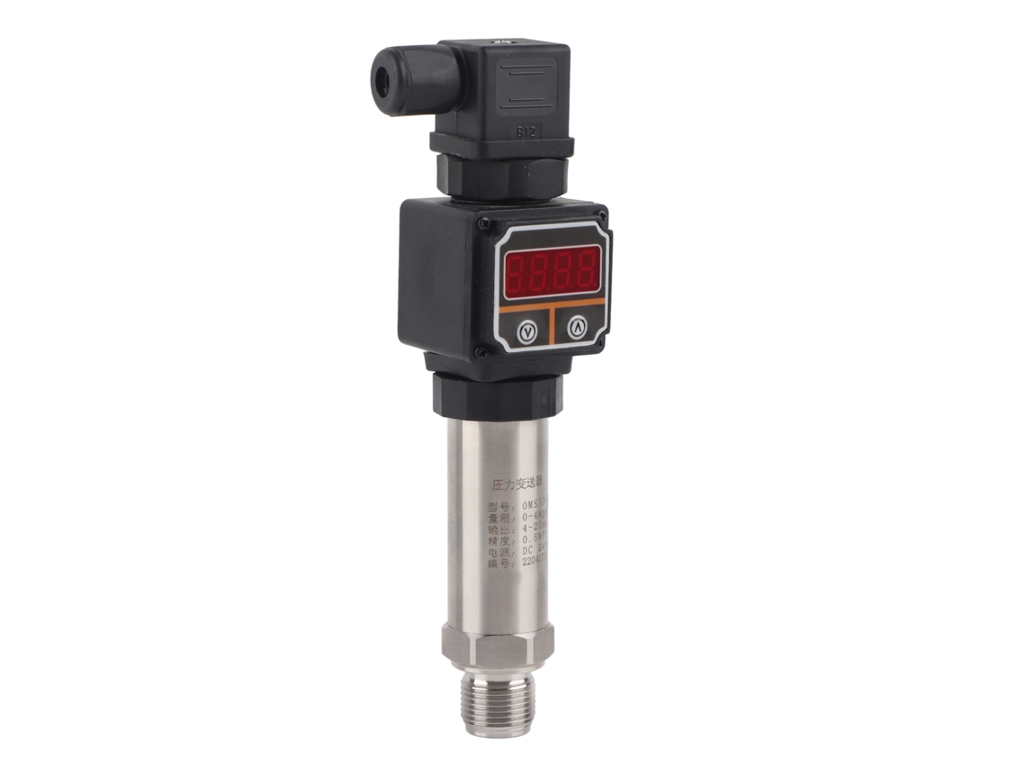 Transmissor de Pressão YURU com Display Digital 0 4mpa 4 20ma Dc24v Sensor Transdutor Industrial