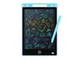 Tablet Eletrônico Lcd para Escrita À Mãoprancheta de Desenho + Pincel Grosso Azul Tiffany 8,5 Polegadas com Caixa de Presente CHENNNLS