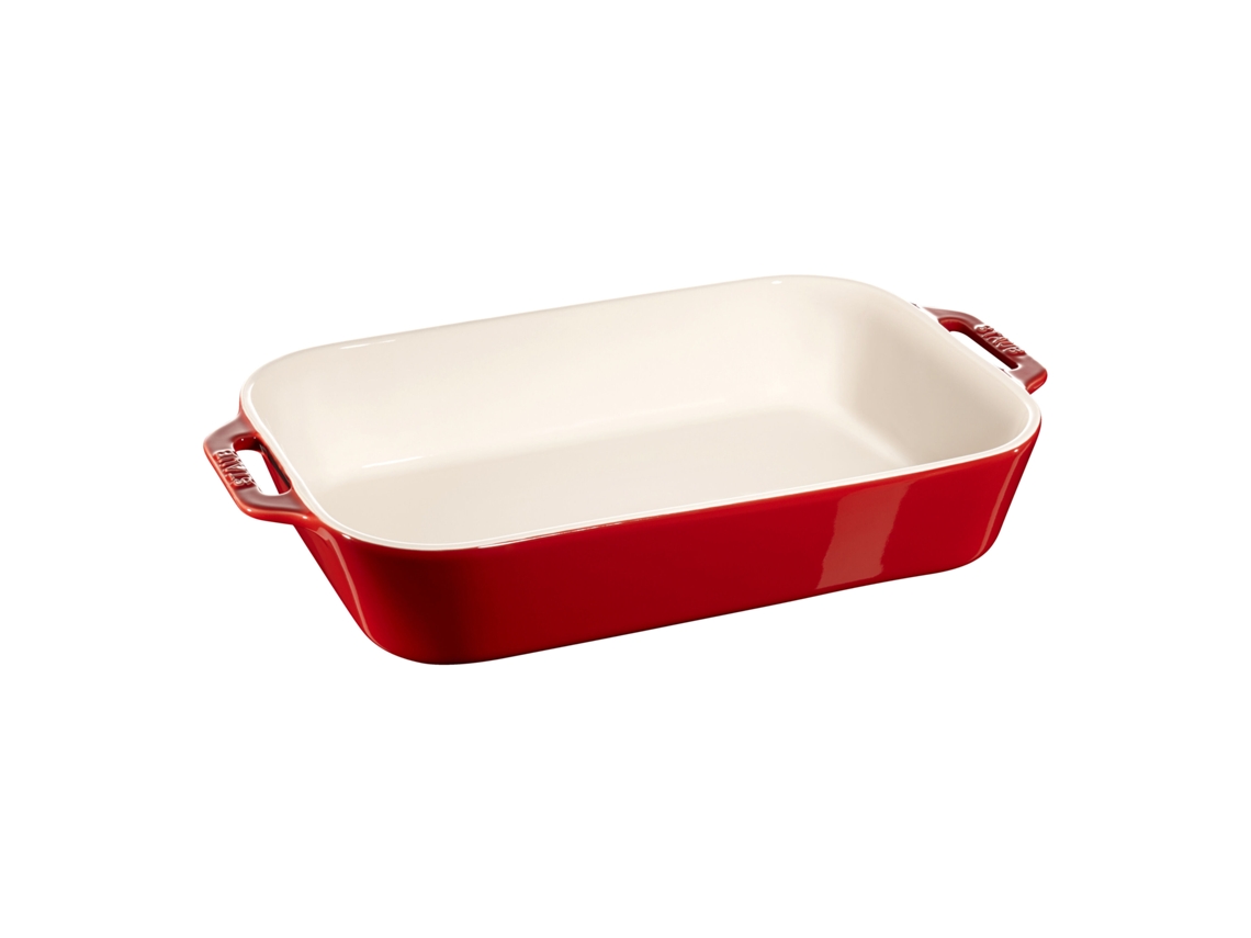 Ceramique Travessa de Forno 34 X 24 Cm Cerâmica STAUB