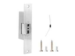 Fechadura Eletromagnética De Cátodo Dc 12v Para Porta Residencial Klb Aquaforge