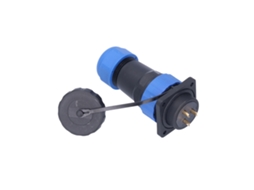 Conector de alimentação de ar macho/fêmea quadrado de 4 furos, plugue e soquete à prova d'água AC 380V 25A SP283 Pin