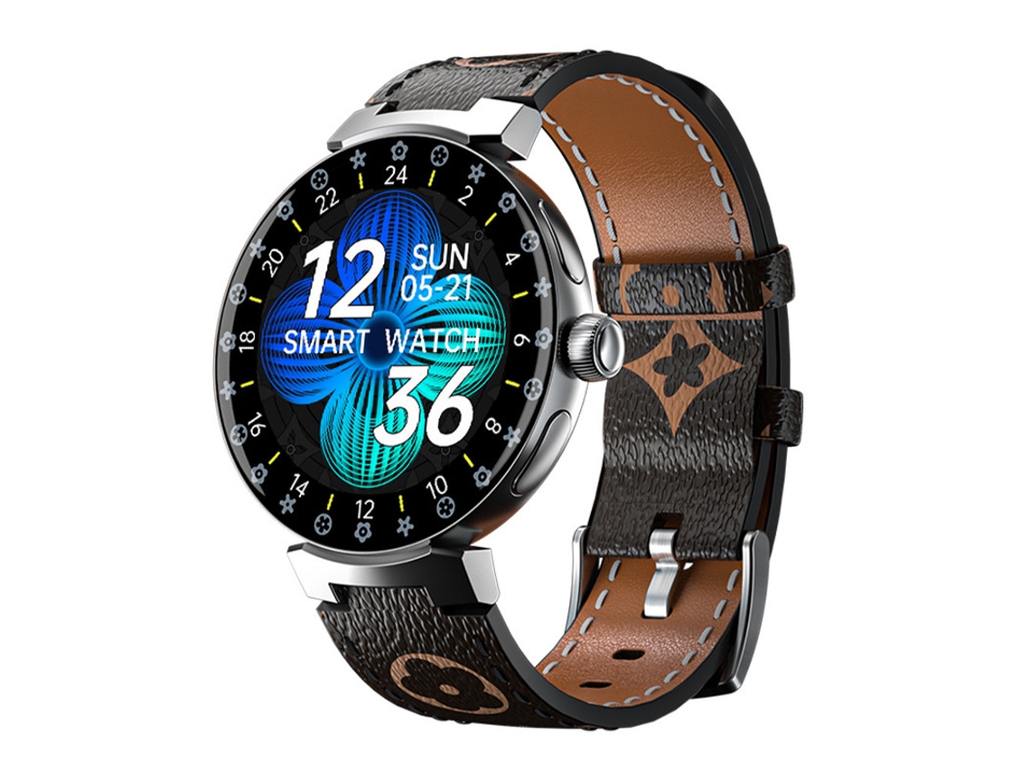 Smartwatch YIZHOOD Te526 Nfc com Ecrã de Toque Redondo Completa Prata