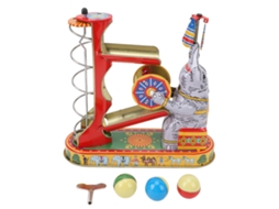 Brinquedo De Carregamento Com Chave Elefante Jogo De Bolas Vintage Colecionável De Ferro Para Presente