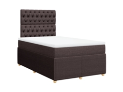 Box Spring Bed, Box Spring Beds Vidaxl Marrom Tecido (120 X 200 Cm)