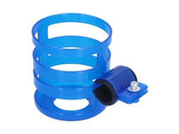 Mali porta garrafa Ajustável para Bicicleta e Carrinho de Bebê, Porta copo de Bicicleta Azul
