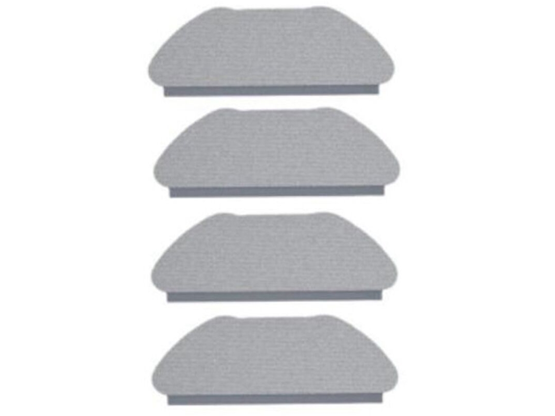 Conjunto de 4 Panos Limpeza para Aspirador Robô 360 S10 X100 Max, Peças de Reposição e Acessórios BRILVIBERA