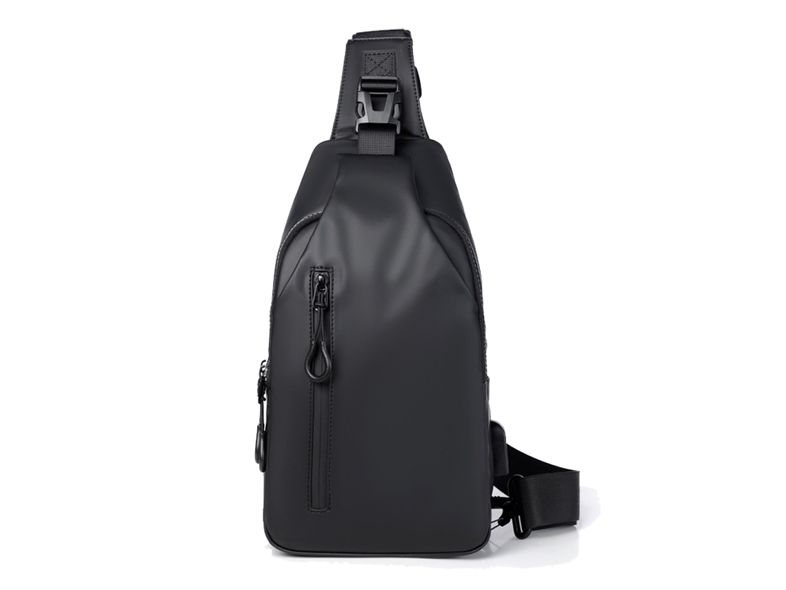 Mochila Tiracolo Bolsa Tiracolo Bolsa Tiracolo para Caminhadas Mochila de Viagem Preta