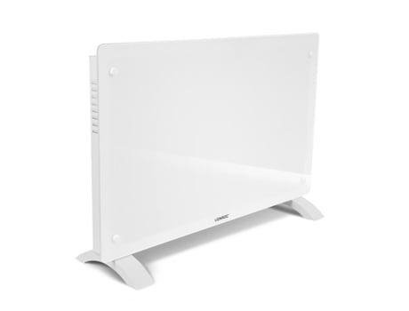 VONROC Aquecedor elétrico Convector luxuoso - Painel de vidro - 2000W – Branco  WIFI