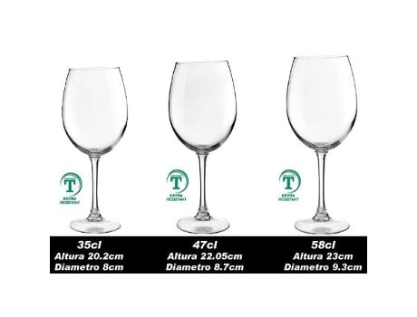 Copas syrah 35 cl tensionadas caja 6