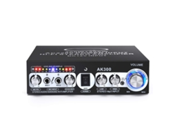 Amplificador de Potência Estéreo de 2 Canais Bluetooth 5.0 para Home Theater e Carro