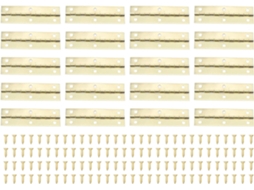 Buachois 20 Planas, De Abrir 75x25mm, Ferro Retrô Com 120 Para Mesa,