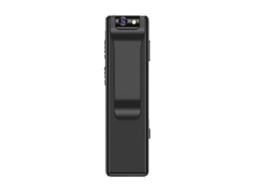 Mini câmera gravadora de vídeo, pequena câmera sem fio com cinto de segurança, visão noturna, detecção de movimento, multifuncional para ambientes internos e externos Bestvite (preto)