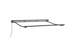 Conjunto 1 Estrutura De Toldo Vidaxl Antracite Aço (3 X 2 M)