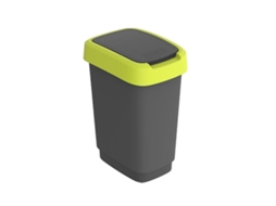 Caixote Do Lixo Rotho Twist Lime (plástico 10 L)