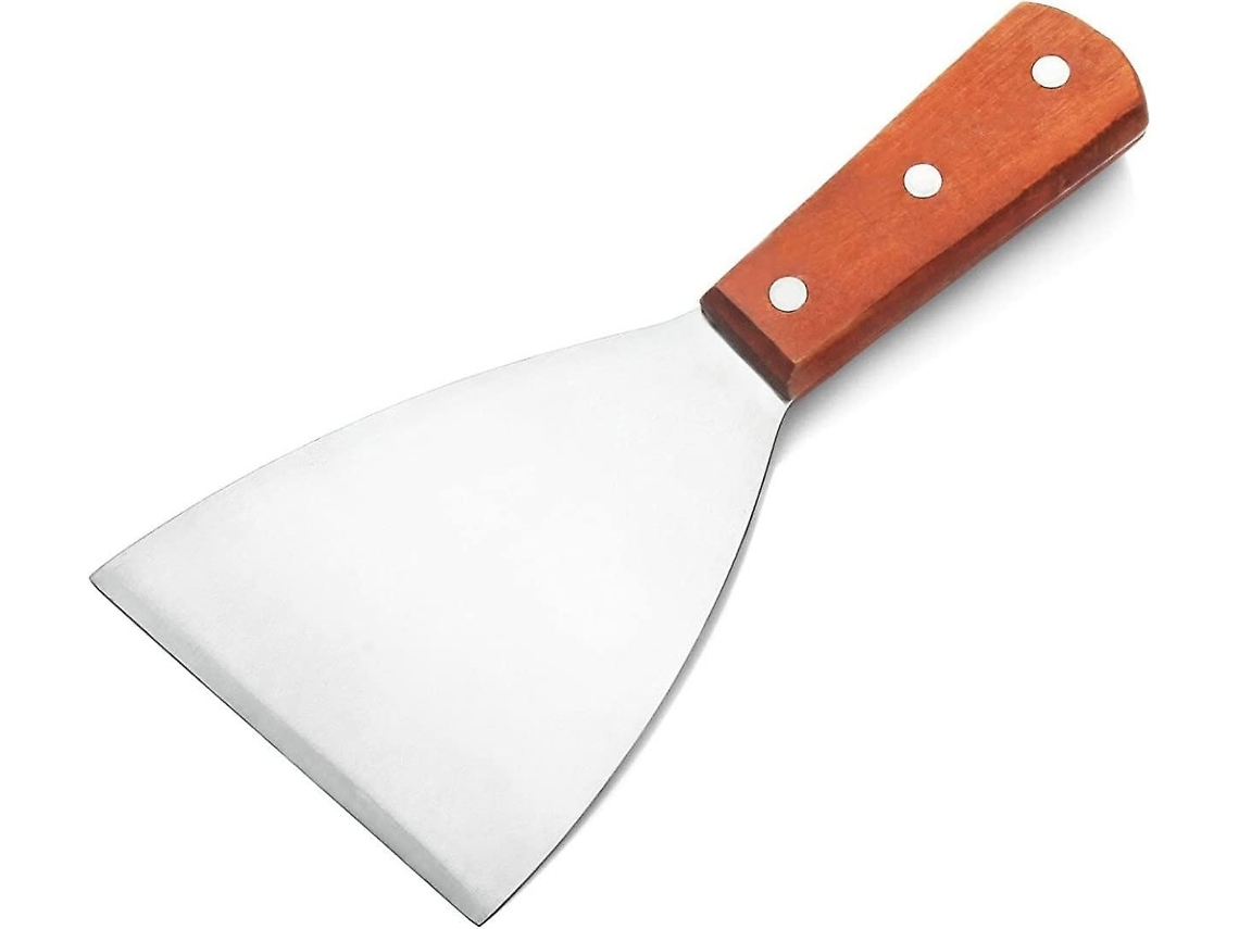 Raspador De Chapa De Aço Inoxidável Para Grelha (8 1/4 Polegadas)-zscy
