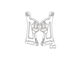 16230 Assento de Direção Mjx 14210 Carro Rc Braço Oscilante Diant/tras Assento Direção Suporte Peças 14210b 14220b 16230 14240b 14250b 16260 MDUG