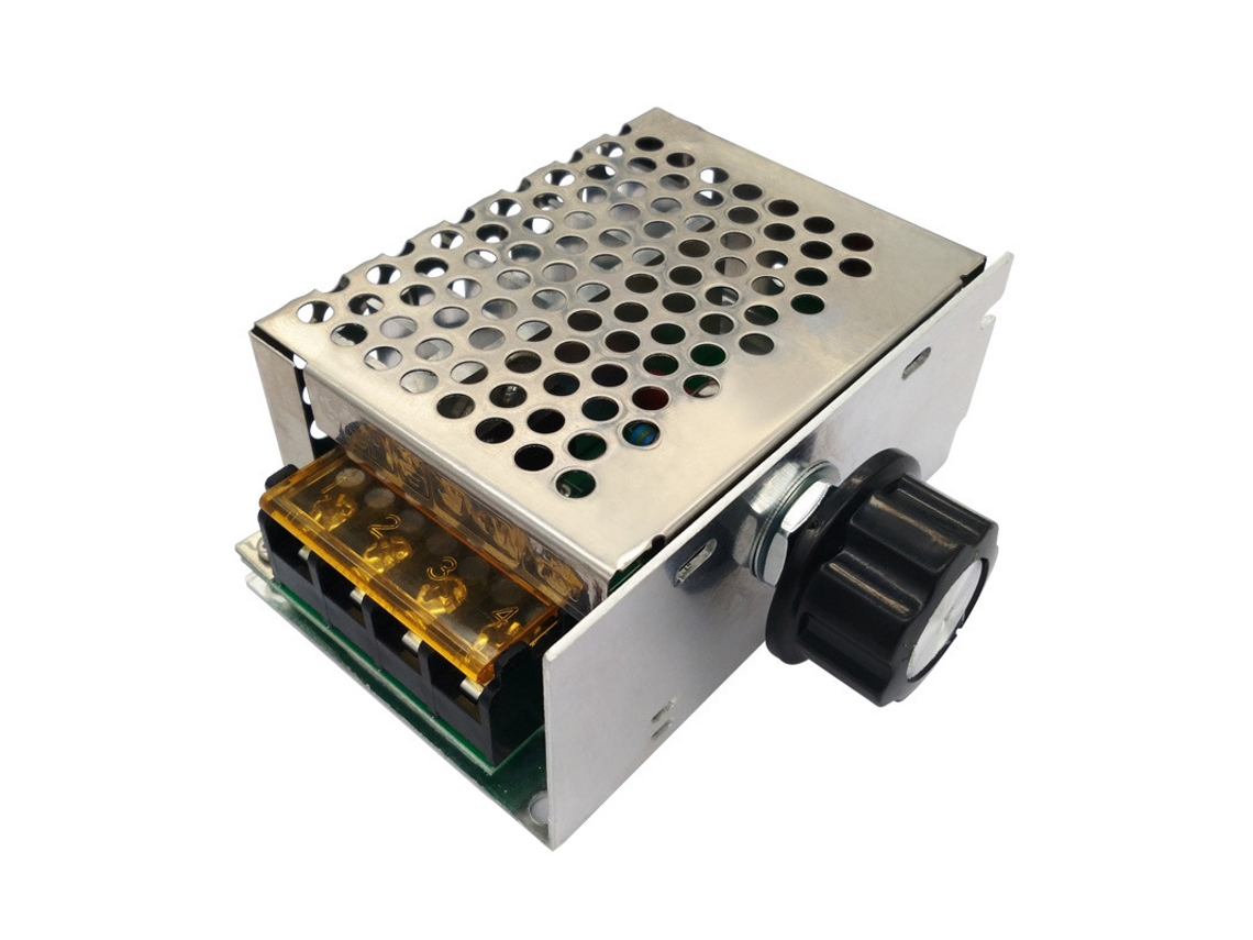 Regulador de Velocidad de Motor 41a Scr Controlador de Voltaje 4000w para Ventilador Luz Con Caja