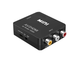 Conversor Av Mini Cvbs De Vídeo E Áudio 1080p, Adaptador Pal/ntsc Para Tv/pc/stb/ Aquaforge