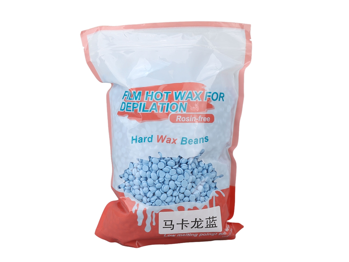Cera Dura Para Depilar Hombres Mujeres 35.3oz Azul Macaron